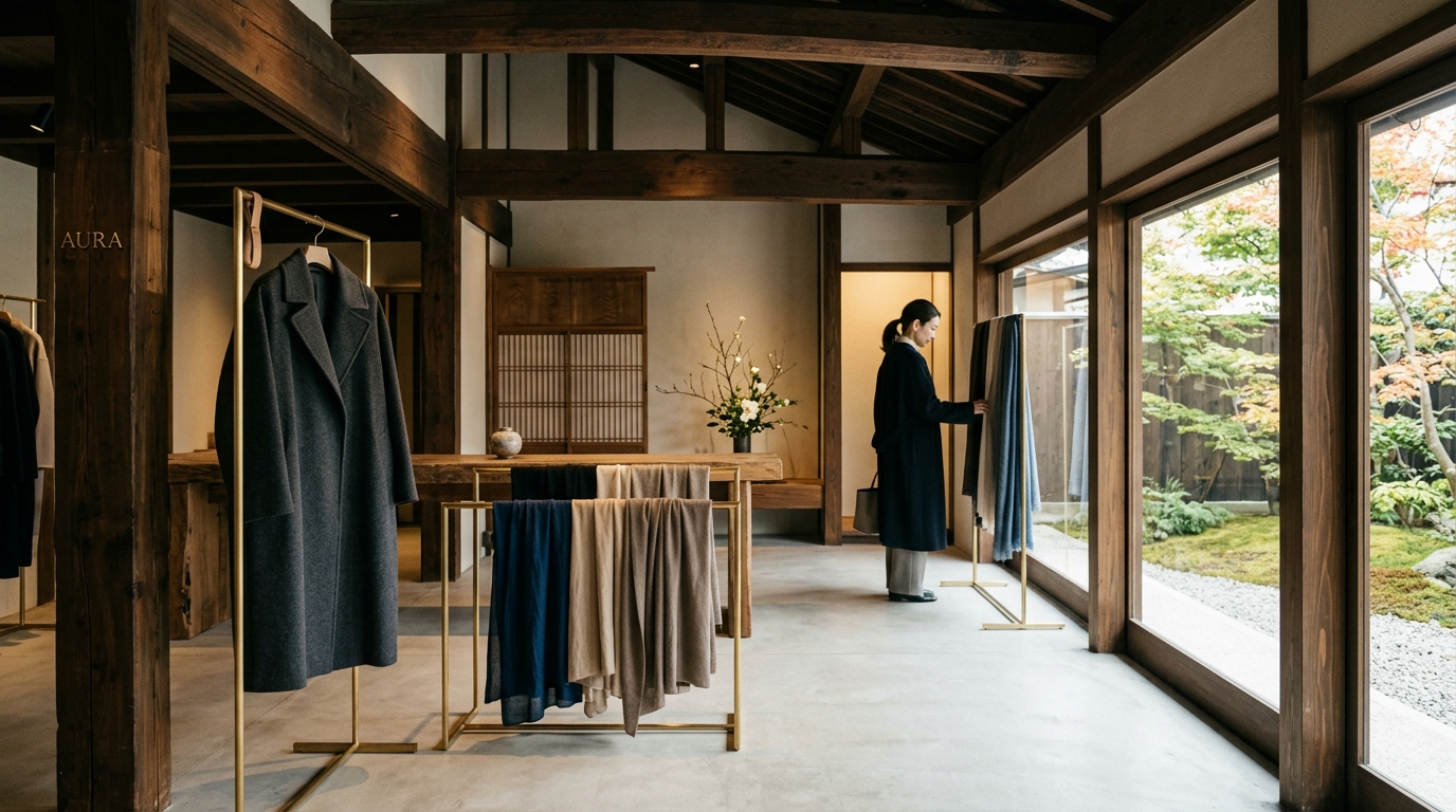 Blendo Boutique Interior - Renovated Japanese Architecture