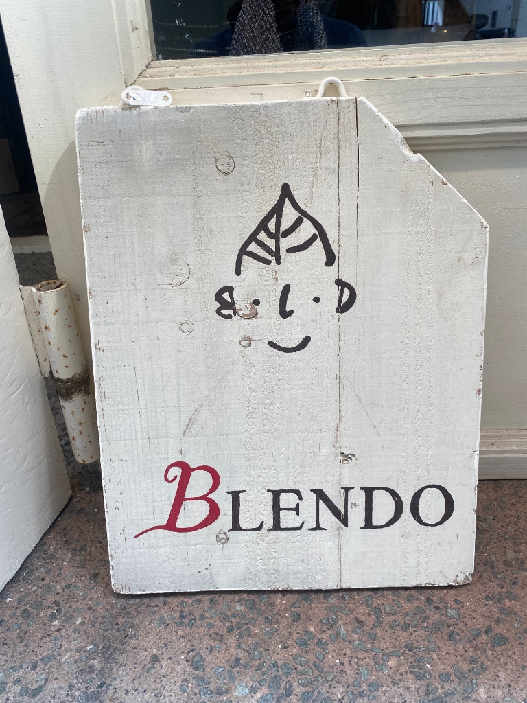 Blendo Original Handcrafted Wooden Signboard